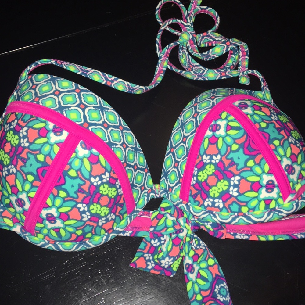 CUTE NEON SWIMSUIT TOP